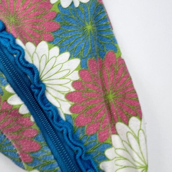 Kickee Pants Tropical Flowers Ruffle Coverall - Picture 4 of 7